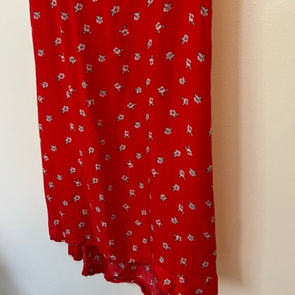 Free People Wild Child Red Printed Mini Dress - Picture 4 of 10